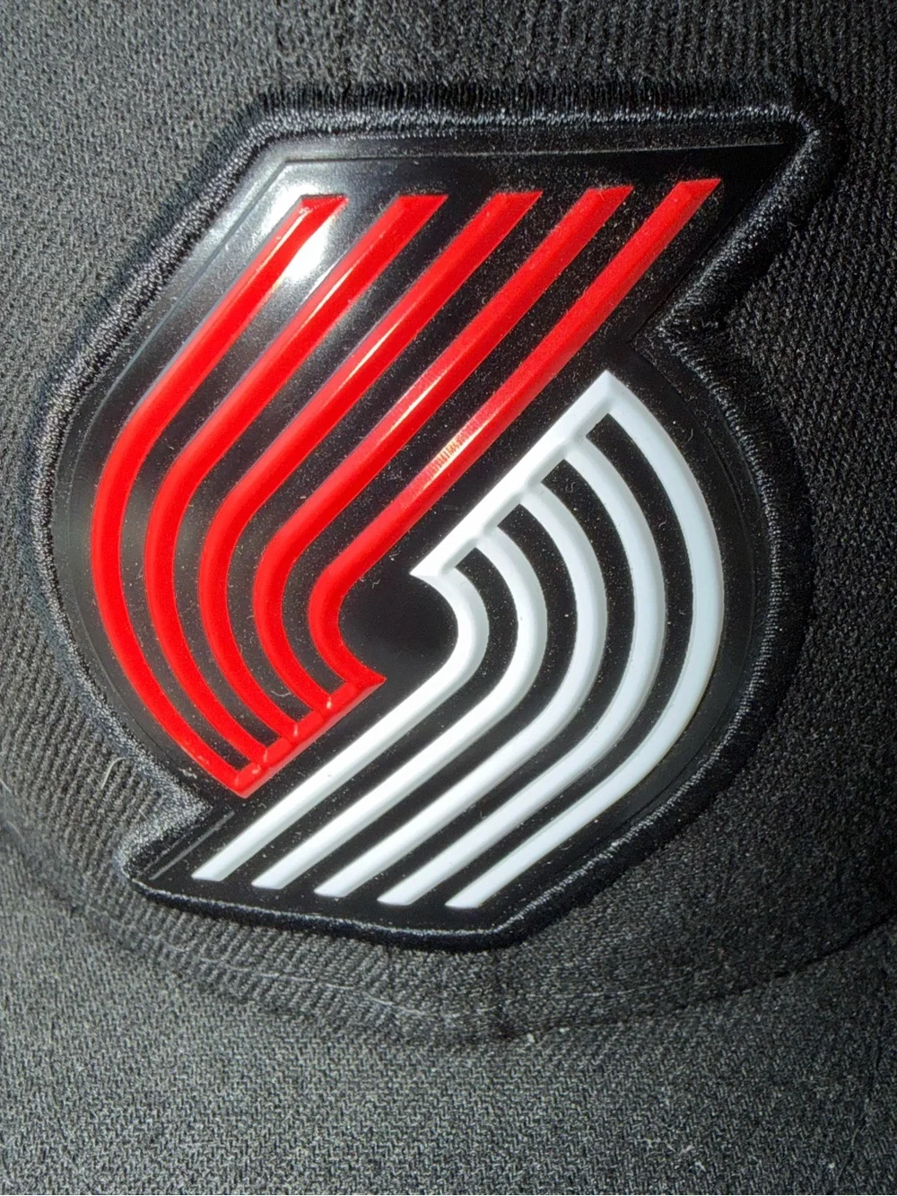 New Era 59fifty Portland Blazers Basketball Hat Black Red White One Size